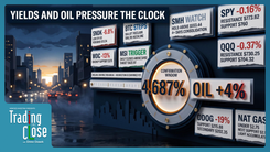 Trading The Close market recap 08/06/2026: rising yields and oil rally pressuring stocks, semiconductors and memory names hit hard — Verified Investing