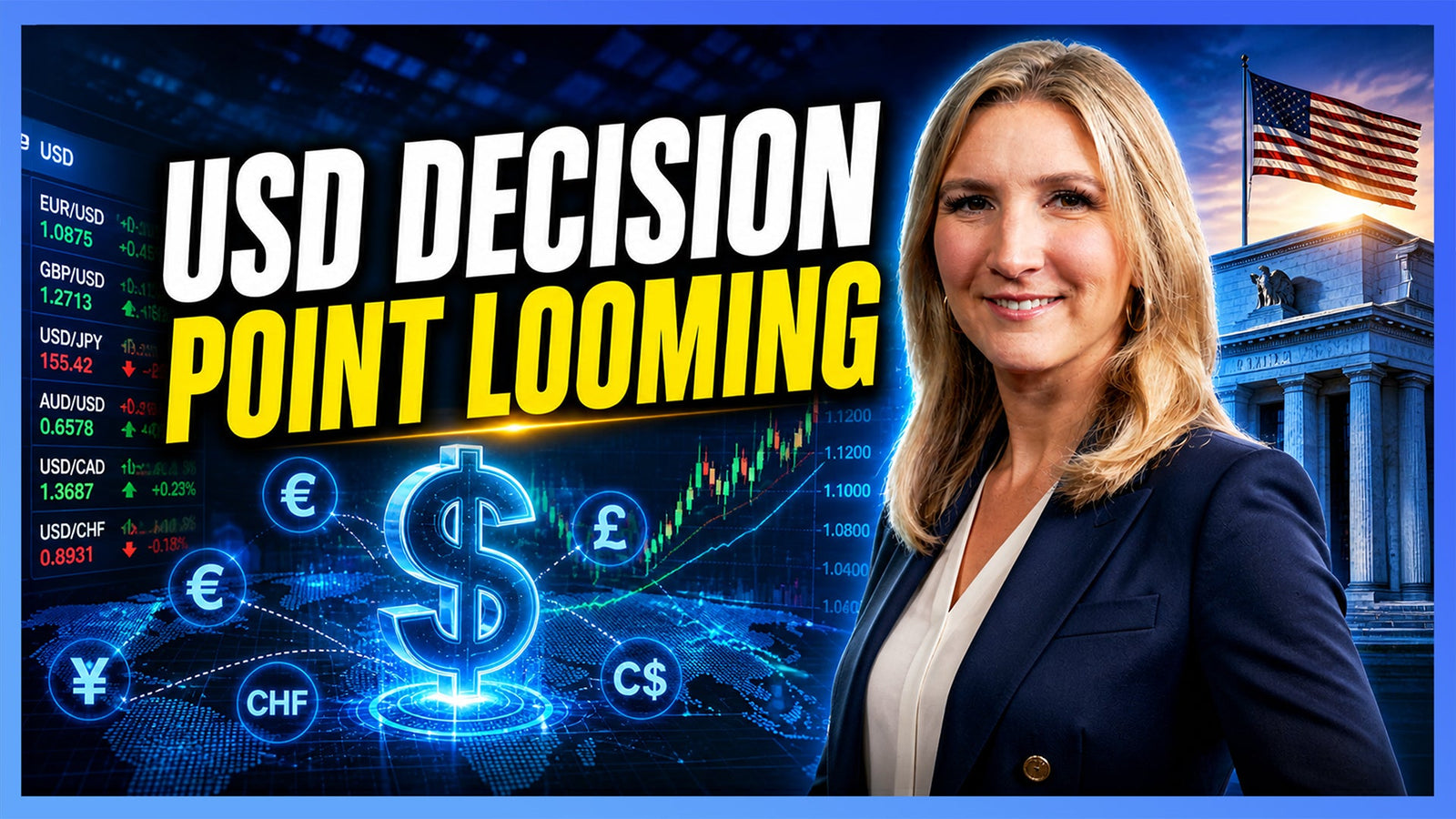 The U.S. Dollar at a Decision Point Across Major Pairs