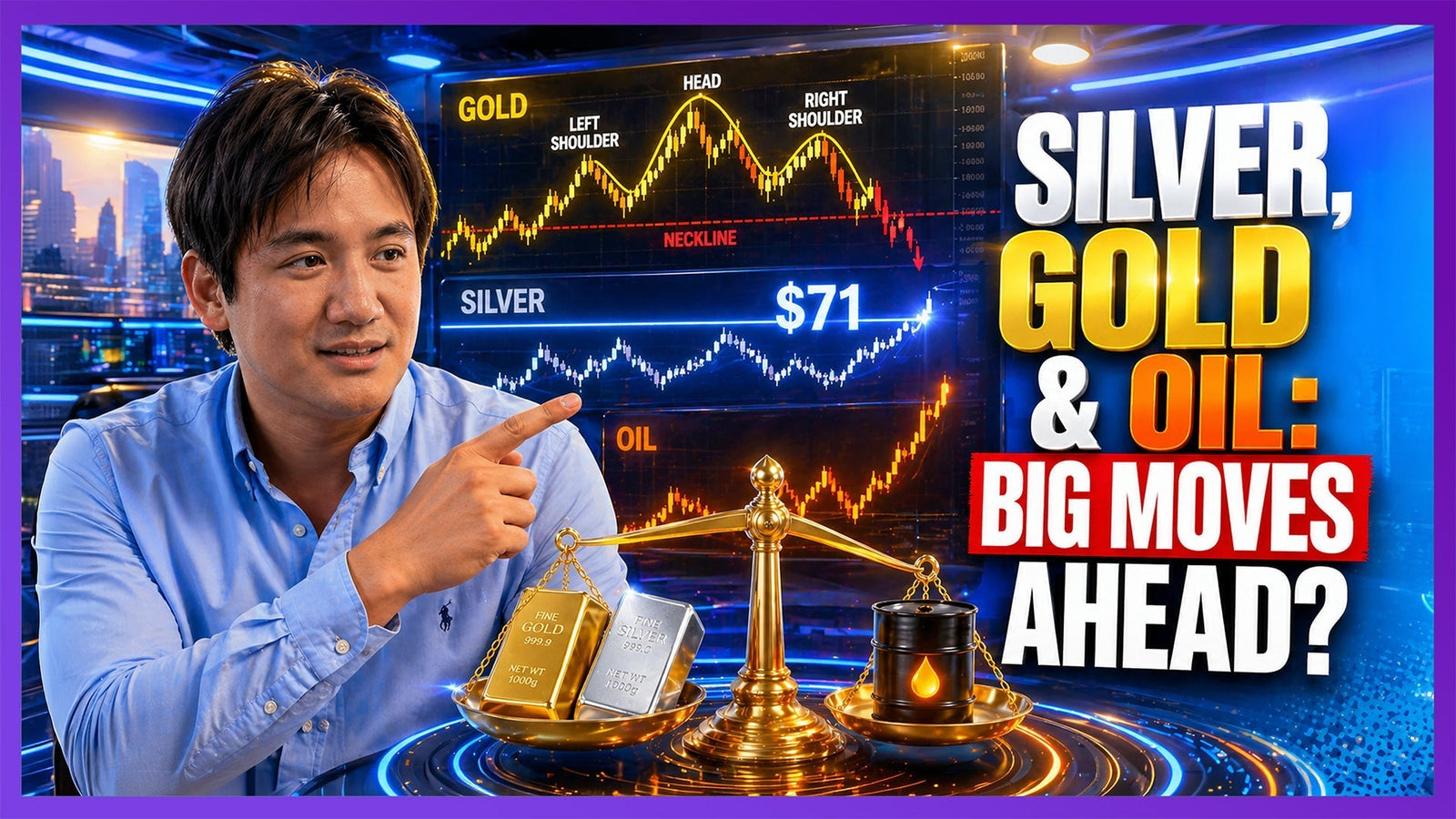 Gold Head and Shoulders Setup and Silver's $71 Line Explained