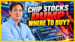 Semiconductor pullback chart with key support levels for ARM Intel CRDO and Lumentum