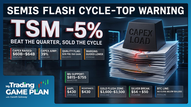 My Trading Game Plan Revealed - 07/16/2026: Semiconductor Selloff Explained Taiwan Semi Micron Margin Compression and Market Rotation