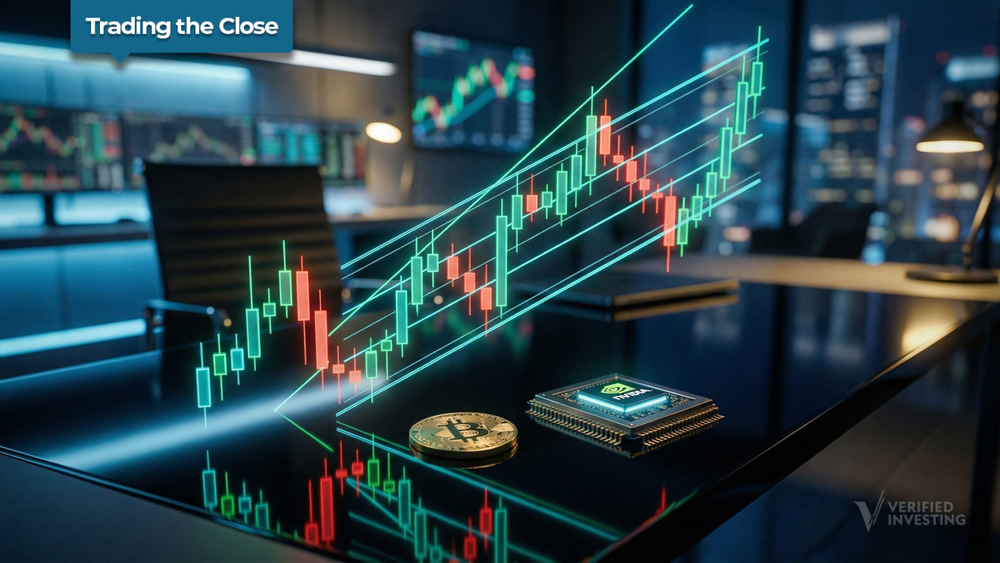 Trading The Close Market Recap - 01/08/2026: Bitcoin Echoes 2021 as Semiconductors and Mega-Caps Face Trendline Tests