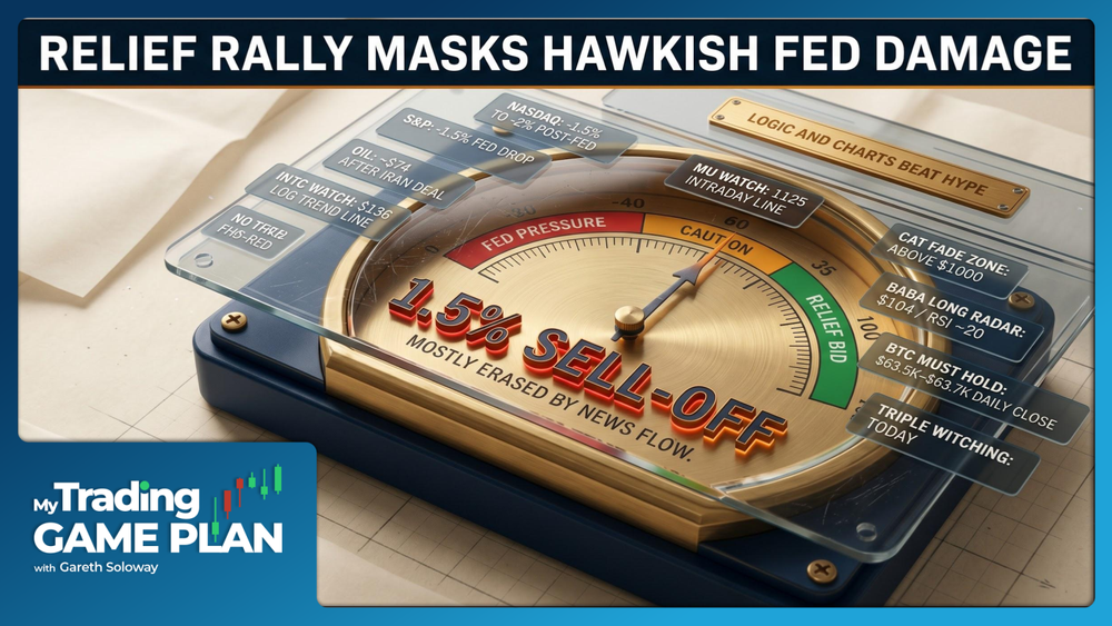 My Trading Game Plan Revealed - 06/18/2026: Fed Hawk Shock Reversed by Iran Deal, Intel Apple AI Rally & Sector Rotation