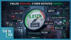 Trading the Close market recap for September 14, 2026 — yields rise to 5% as Fed rate hike nears, AI capital rotates to cybersecurity