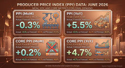 Producer Price Index June 2026 data chart — Verified Investing