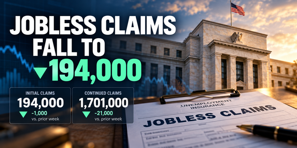 194,000 Initial Claims and 1.701 Million Continuing: The Labor Market Refuses to Crack