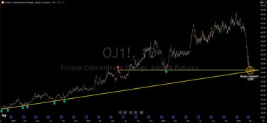 Orange Juice Crash Tags Multi-Factor Support, Bounce Likely