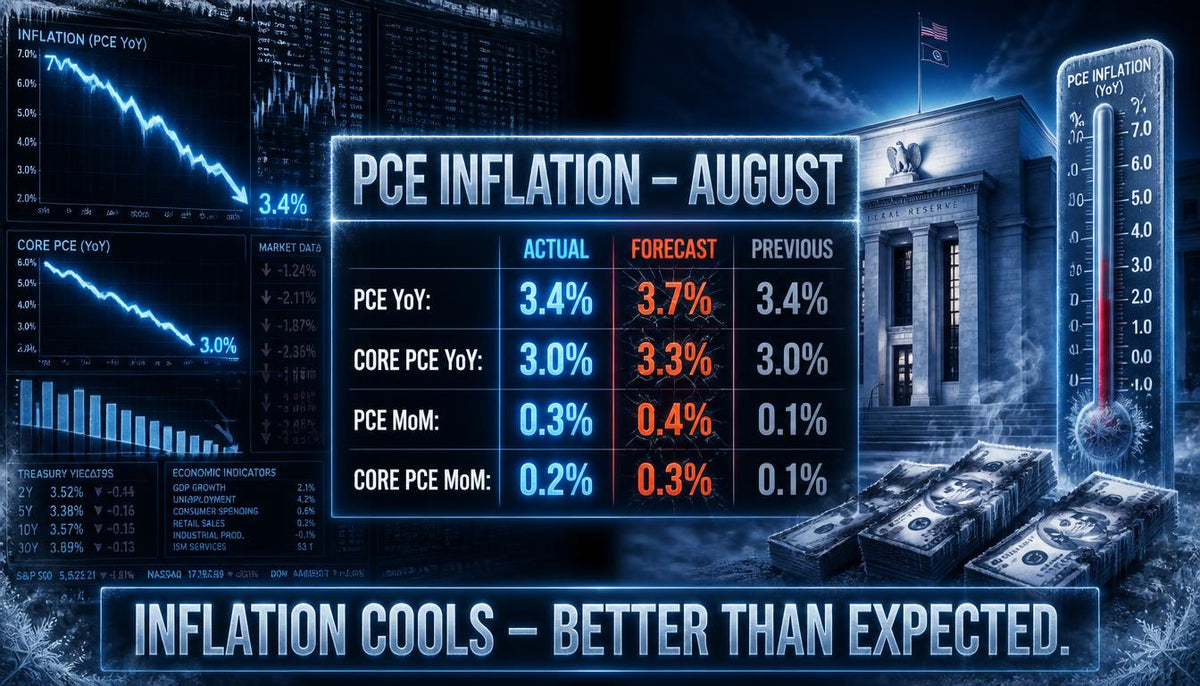PCE Inflation Numbers Come In Lower Than Expected, Yields Still Rise