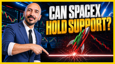 Nick Valdez with a SpaceX daily chart testing September 15 support and the August 20 wick low
