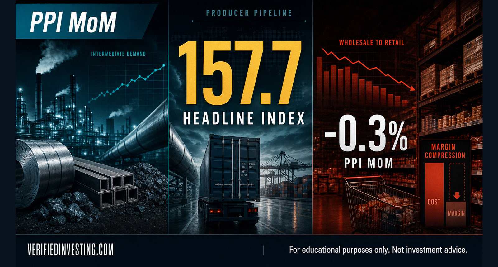 PPI May 2026: Energy Lit the Fuse, But Core Goods Pulled the Trigger
