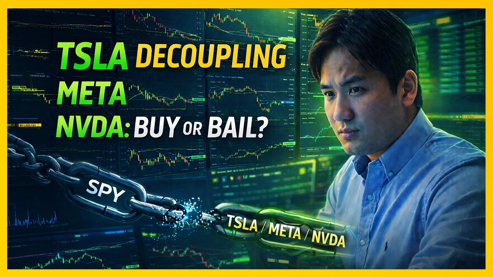 Tesla Is Telling You Something the S&P Isn't: META, NVDA, Tech Decoupling