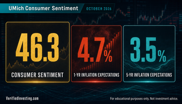This reads like a Fed-aware trader separating the noisy sentiment headline from the policy signal hiding in 5-year inflation expectations.
