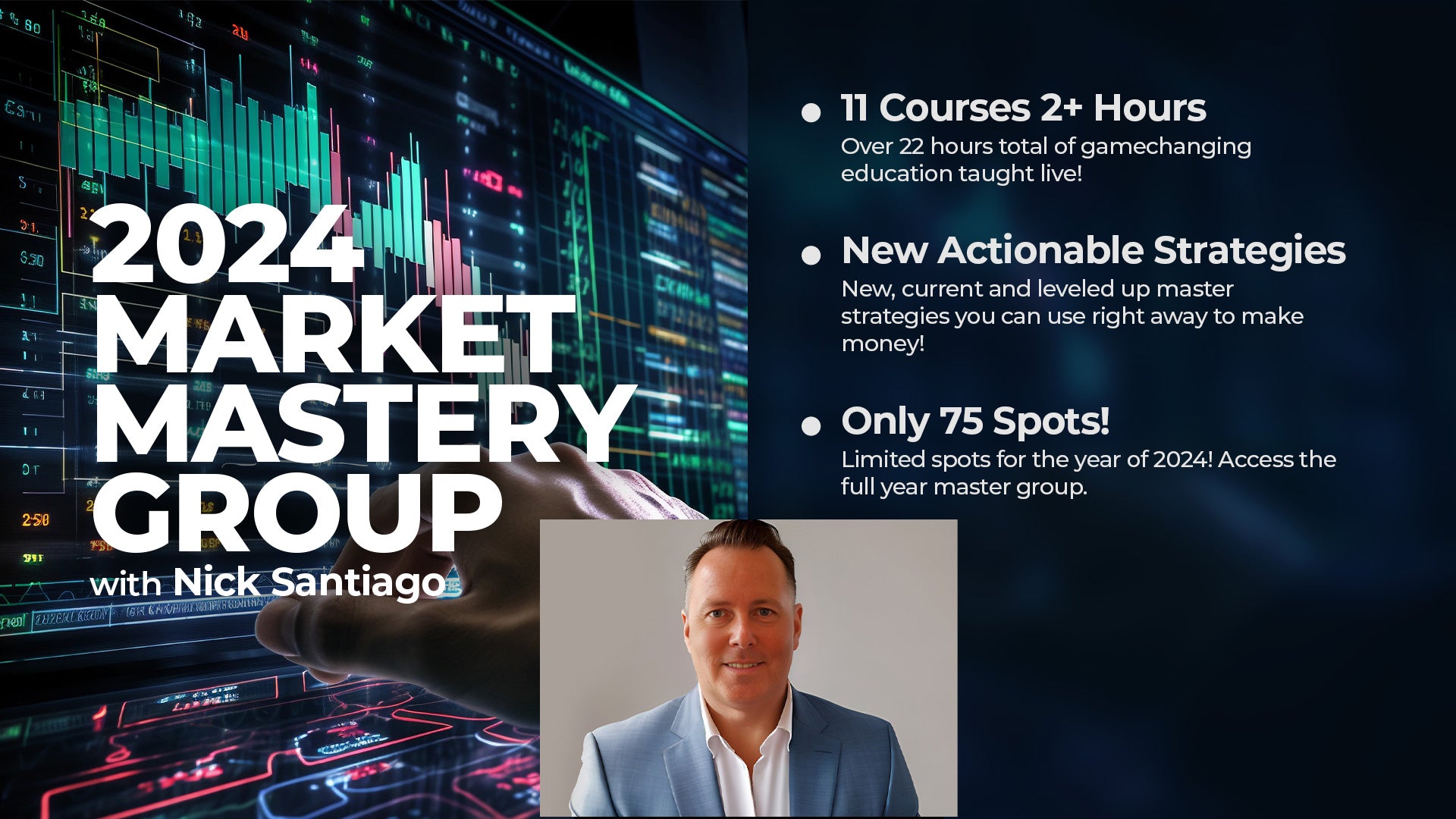 2024 Market Mastery Course With Nick Santiago